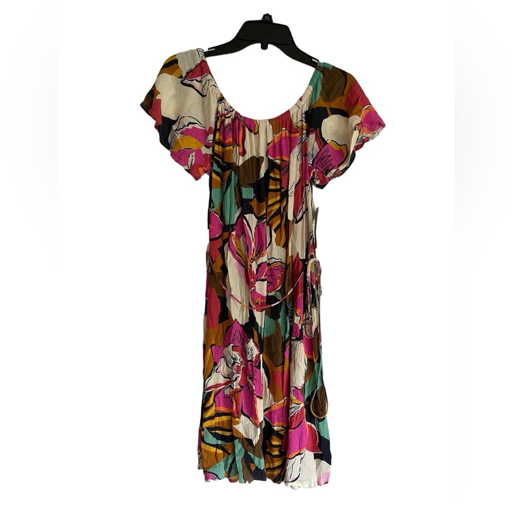 Billabong Bright Tropical Floral Mini Dress